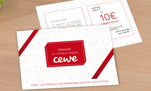 Cheque regalo CEWE 10 EUR.