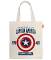 Bolso de loneta de 37x41 cm CAPTAIN AMÉRICA