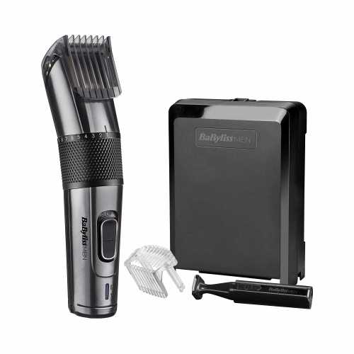 Cortapelos recargable y con cable BABYLISS Carbon Titanium E978E