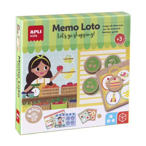 Juego De Memoria Memo Loto APLI KIDS