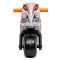 Moto correpasillos con ruedas MOLTO CROSS RACE PLATA