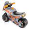 Moto correpasillos con ruedas MOLTO CROSS RACE PLATA