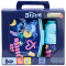 Set de fiambrera y botella para vuelta al cole en caja de regalo Stitch Palms