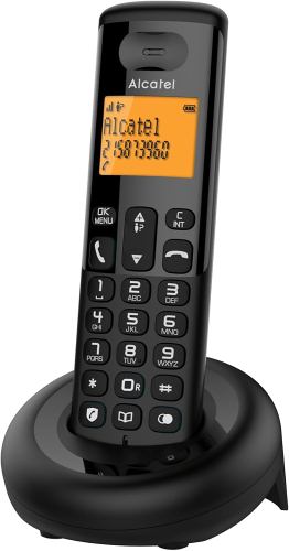 Teléfono inalámbrico DECT con base de carga ALCATEL E160