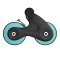 Rueda abdominales CECOTE Drumfit AB Fit 7236