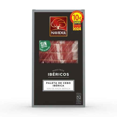 Estuche de 4 envases de 40g cada  de Paleta de cebo Ibérica NAVIDUL