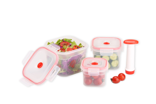 Set 3 envases al vacío con bomba HAIZEA BY MARTIN BERASATEGUI