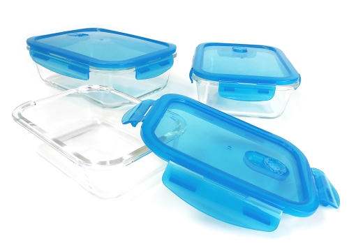 Set 3 envases borosilicato  HAIZEA BY MB