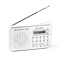 Radio portátil digital plata AM/FM, MP3, USB/SD ELBE RF-49-USB