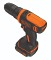 Taladro Atornillador 10,8V 1,5Ah Litio cargador y maletín BLACK+DECKER