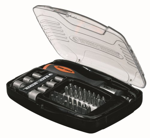 Kit Carraca con 40 piezas para atornillar BLACK+DECKER