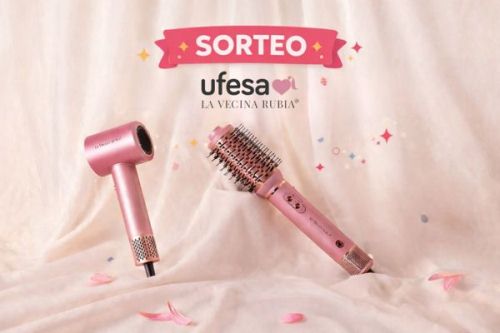 Sorteo un Pack UFESA La Vecina Rubia. Secador y Moldeador.