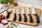 Set de 5 cuchilllos y pelador M-539