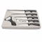 Set de 5 cuchilllos y pelador M-539