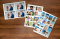 Foto Pegatinas Rectangulares CEWE (set de 4,8 o 16)